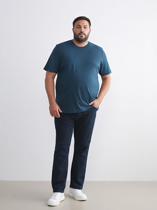 B?y?k Beden Basic Penye Erkek Ti??rt