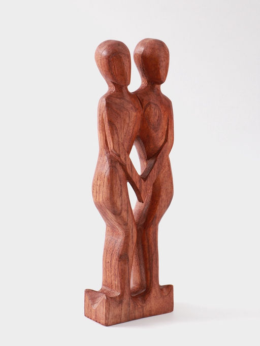 Сувенир Пара Танец, 30?12?4.5 см, дерево, коричневый