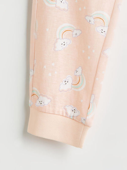 Beli Lastikli K?z ?ocuk Pijama Alt