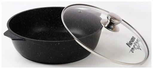 ГРАНИТ BLACK Жаровня 5,0 л, арт. 35802
