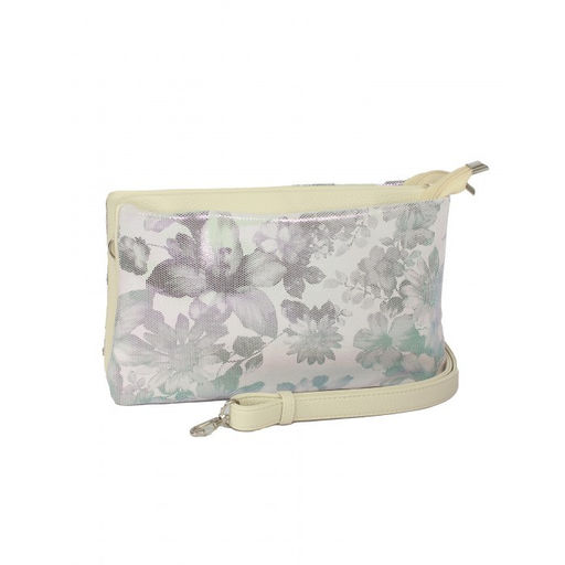 Сумка женская натуральная кожа ADEL-72 (отделка - ИСК/КОЖА), 3отд, плечевой ремень, бежевый 263995