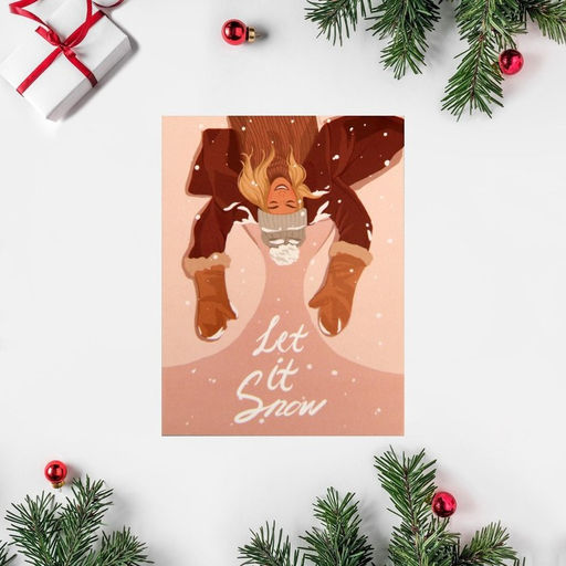 Набор открыток-комплиментов «Новогодние» в наборе 26 шт., 8×6 см