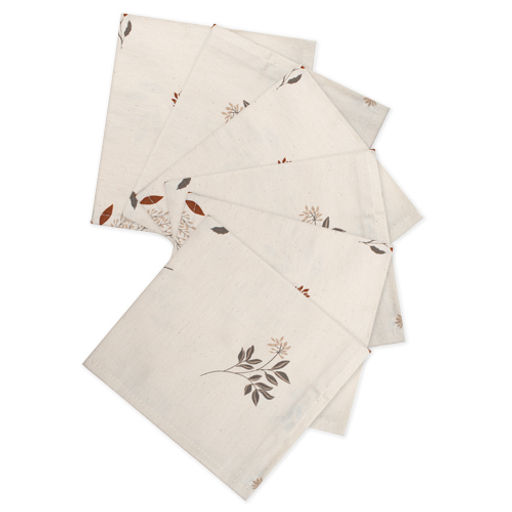 Набор салфеток декоративных 35х35 - 6 шт, саржа Гербариум ВБ 35х35