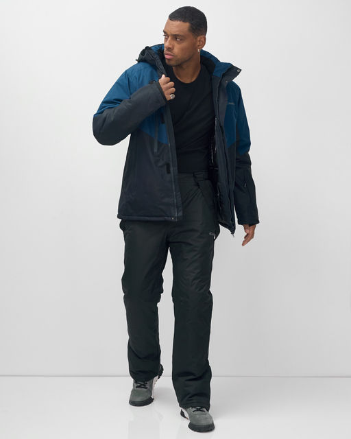 Горнолыжный костюм мужской зимний темно-синего цвета 07713TS - Mtforce фото 12