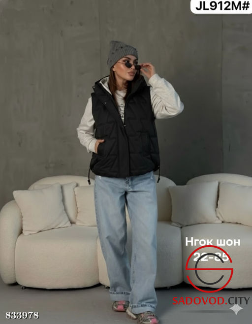 Жилетка женская с высоким воротником - Bruno фото 2