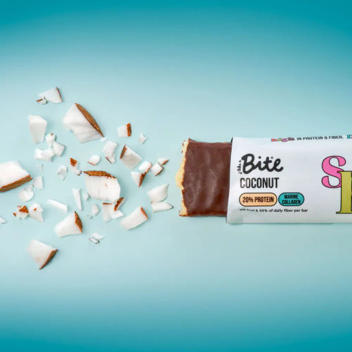 Цена за 16 штук. Батончик протеиновый Bite Кокос 50г - Take a Bite фото 9