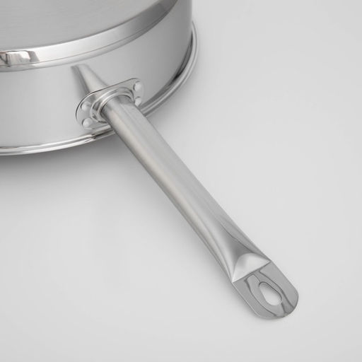 Сковорода Катунь «Общепит», d=32 см, h=8.5 см, корпус 0.6 мм, капсульное дно 3.5 мм, индукция, нержавеющая сталь