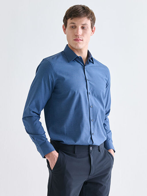 Regular Fit Uzun Kollu Poplin Erkek G?mlek