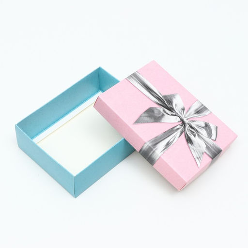 Цена за 5 шт. Подарочная коробка Серебряный бант, 16,5 х 12,5 х 5,2 см - Simaland фото 4