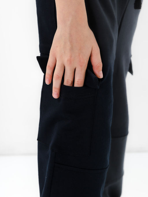 CHILLEASY 140011C-38 Брюки для девочки, Черный