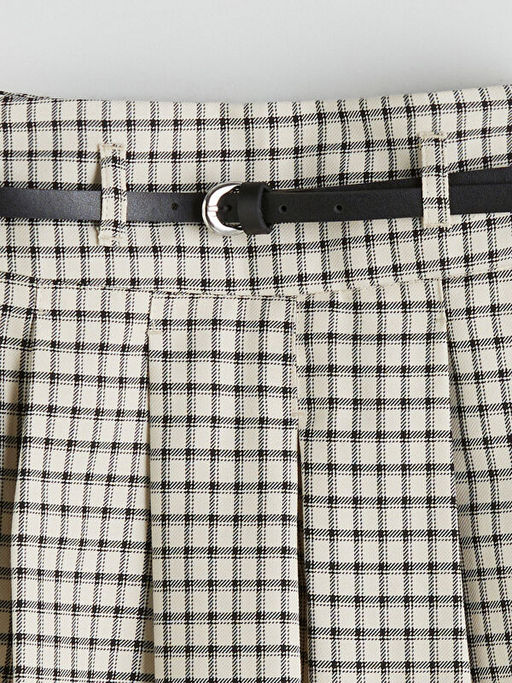 Pileli K?z ?ocuk ?ort Etek