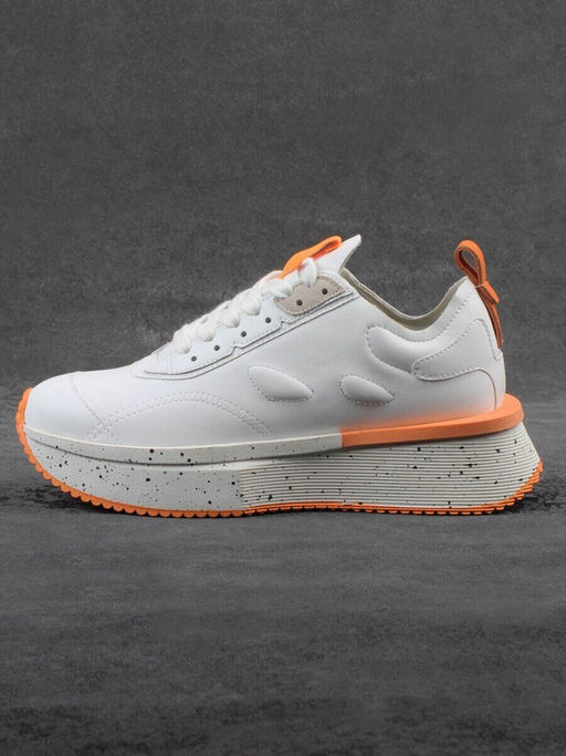 04-S77-42 WHITE Кроссовки женские (натуральная кожа)