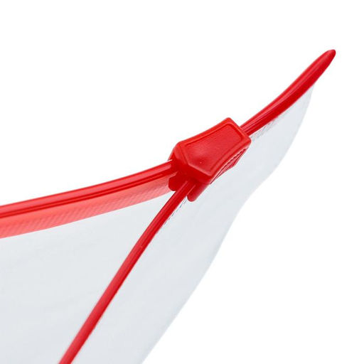 Цена за 20 шт. Папка-конверт на ZIP-молнии А4, 120 мкм, Calligrata, прозрачный, микс