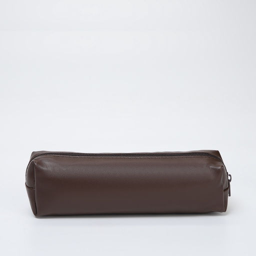 Косметичка-пенал на молнии Style, коричневая - Simaland фото 2