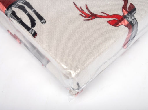 2 спальный комплект 4531-БЧ фланель "Chrismas reindeer" рис. 615602