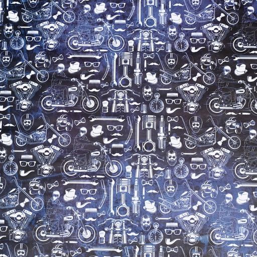 Цена за 10 шт. Бумага упаковочная глянцевая Мужской стиль, 70 х 100 см - UPAK LAND фото 4