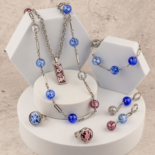 Серьги из муранского стекла SHINE LC3467