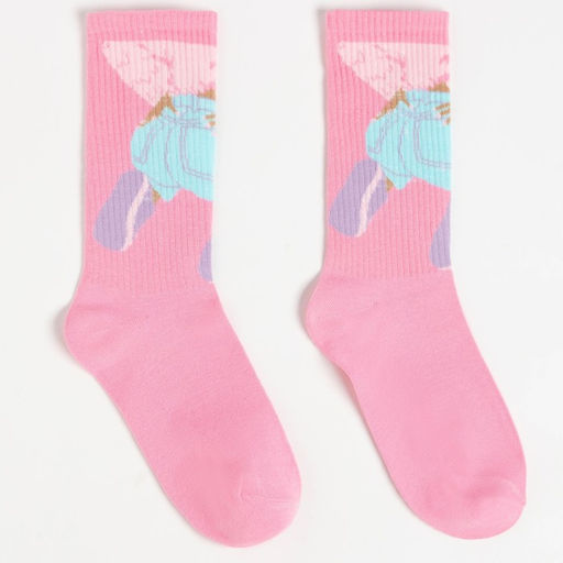 Набор подарочный KAFTAN Love, термос, носки 3 пары, размер 36-39 (23-25 см), открытка