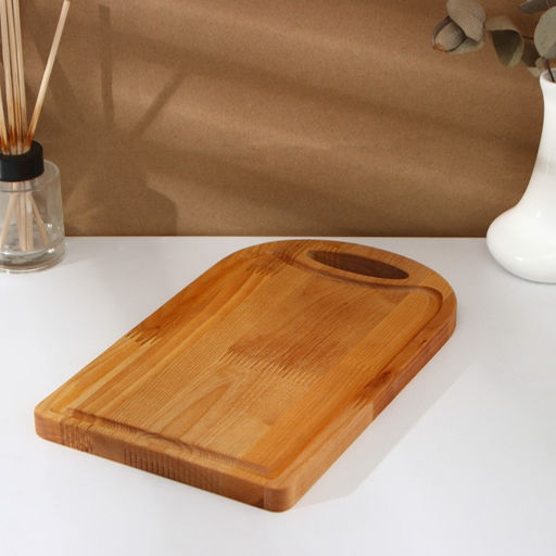 Набор деревянных разделочных досок на подставке Adelica, 3 шт: 38×18, 30×18, 22×18 см, берёза