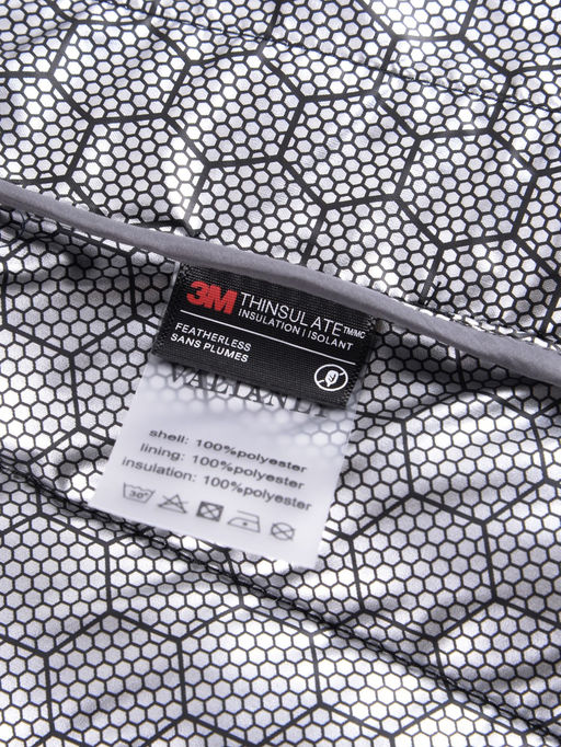 Куртка мужская стёганая с капюшоном с графеновой подкладкой синего цвета 9623_1S