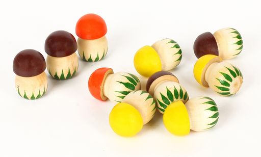 Счетный материал "Домики" 10 шт. без доски (РНИ)