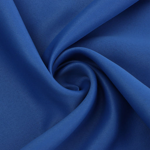 Штора портьерная «Этель», 130×300 см, синяя, блэкаут