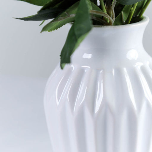 Ваза 14 см / 931241W /уп 6/72/белая - Галеонтрейд фото 5