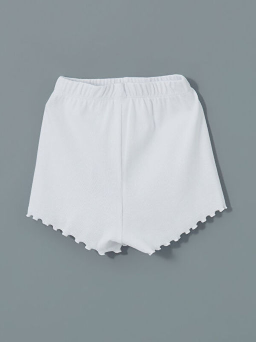 Beli Lastikli Basic K?z ?ocuk ?ort