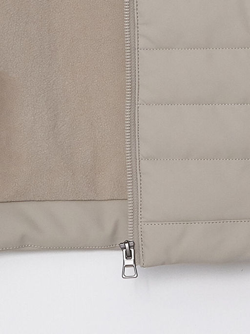 Dik Yaka Erkek ?ocuk Deri G?r?n?ml? Mont - Waikiki фото 3