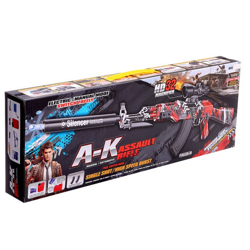 Автомат АК-47, работает от аккумулятора, стреляет гелевыми пульками - Simaland фото 27