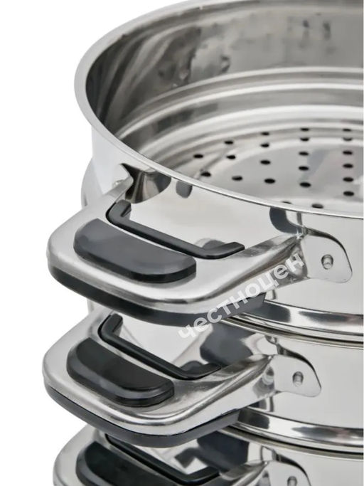 Мантоварка 30см 4- секции 21,5л индукц. дно КТ-304АТ