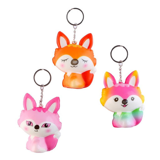 Мялка - сквиши Лисёнок на брелоке, виды МИКС - Simaland фото 2