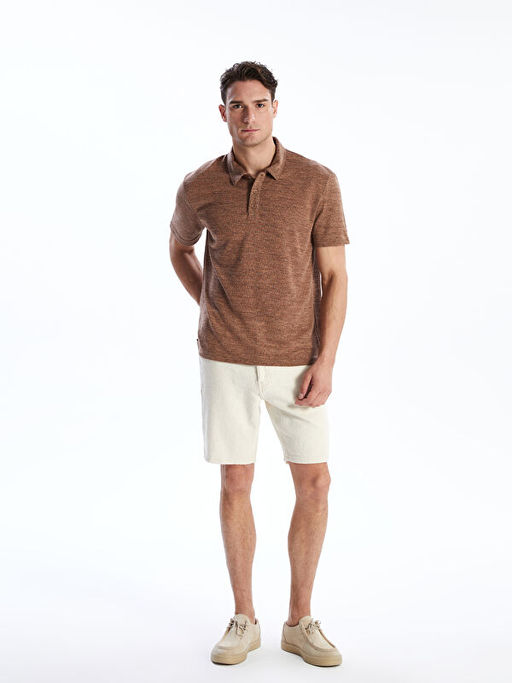 Polo Yaka Erkek Dokulu Ti??rt