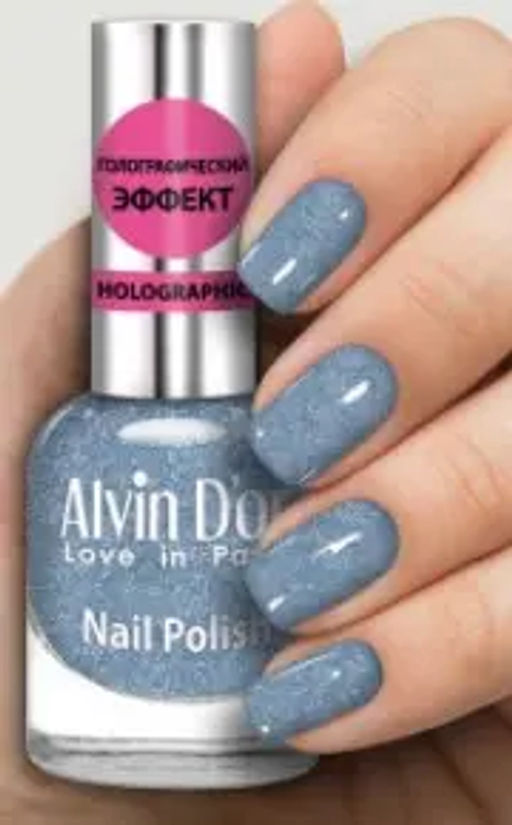 Alvin Dor (ADN-07) Лак д/ногтей Голографич. тон 704 (15мл). 12