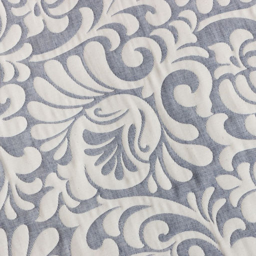 Покрывало хлопковое Этель Узоры 220х2405 см, цвет серый, 100%хлопок, 300гр/м2  фото 4