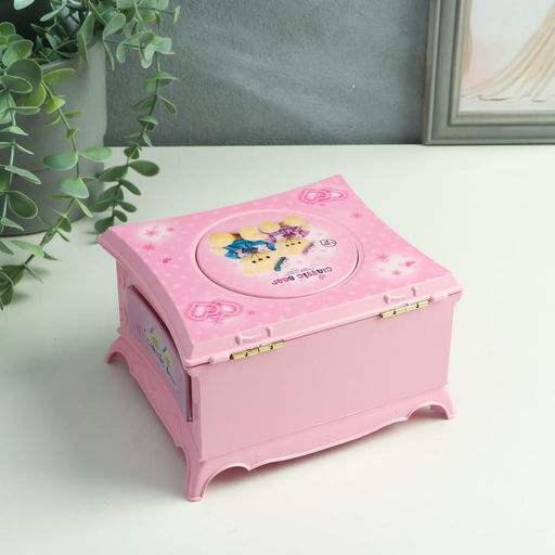 Шкатулка музыкальная Розовый ларец, 15?9?13.5 см