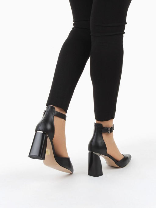 06-XLP1335-1 BLACK Туфли женские (натуральная кожа)