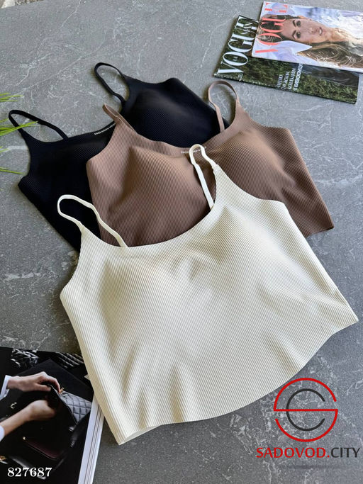 Топ женский однотонный