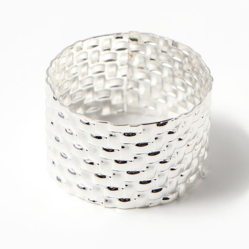 Набор салфеток с декоративными кольцами Этель Meadow flower, 40?40 см - 2 шт., 100% хлопок, саржа