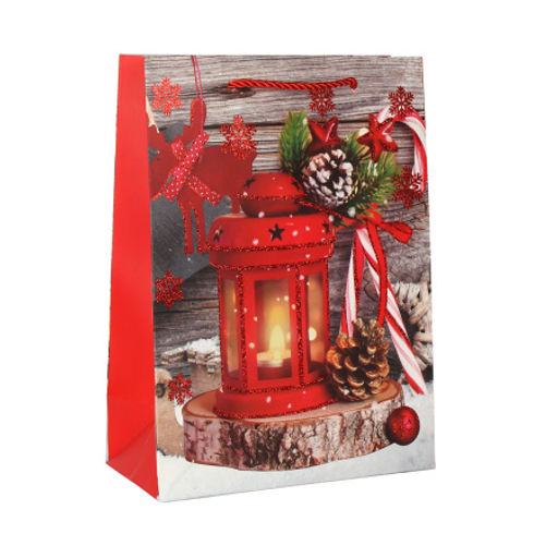 Пакет подарочный 26х32х10 / 5569-M /уп 12/480/ микс Новый год - ГалеонТрейд фото 2
