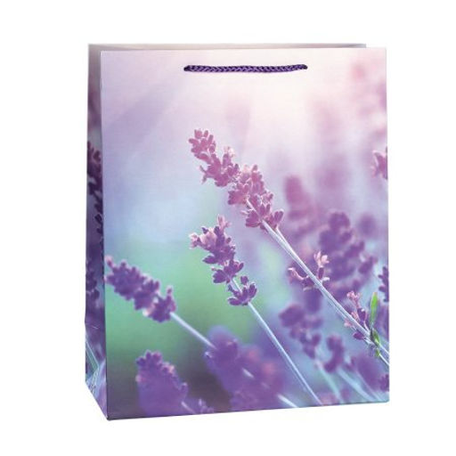 Цена за 12 шт. Пакет подарочный 31x42x12см Лаванда / 3205XL /уп 12/300/ - Галеонтрейд фото 4