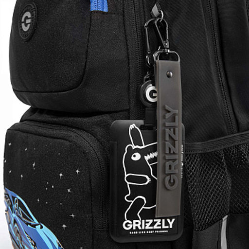RB-653-2 Рюкзак школьный с обвесом и картхолдером на держателе - Grizzly фото 11