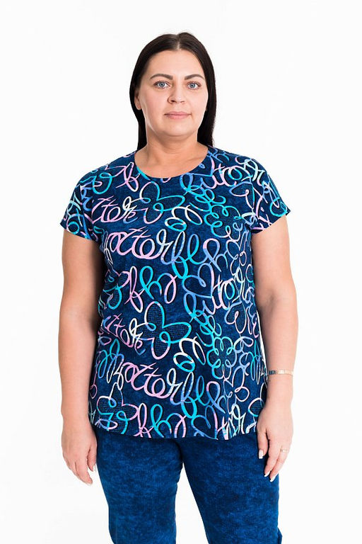 Костюм М32268д синий - Елена фото 4