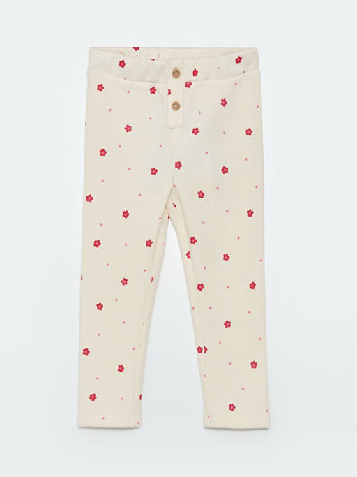 Beli Lastikli Bask?l? K?z Bebek Tayt - Waikiki фото 3