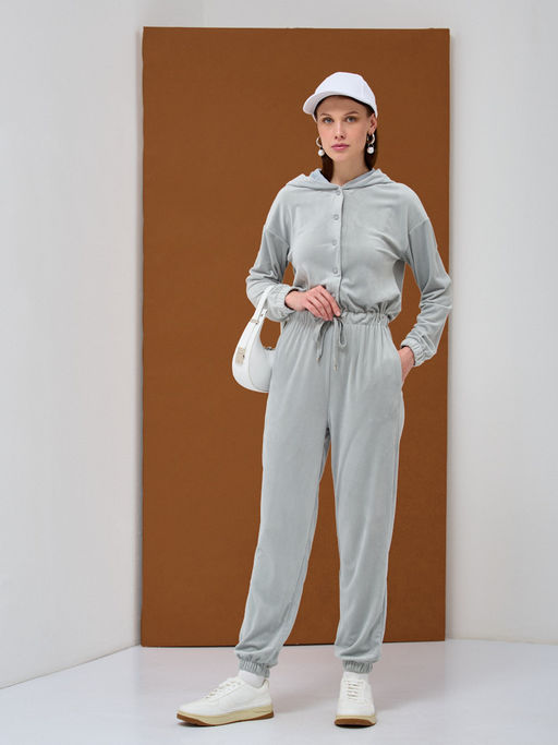 Комбинезон из велюра - Tantino фото 3