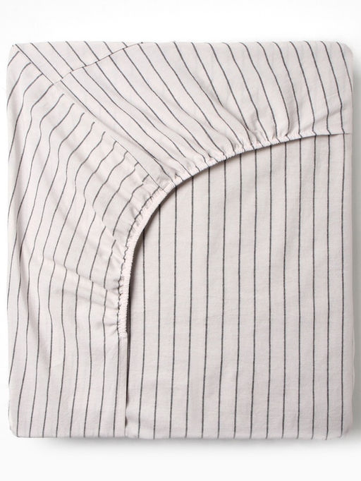 Простыня Этель White stripes 160*200*25 см, жатый хлопок, 140 гр/м2, 100% хлопок  фото 10