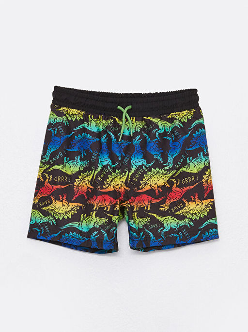 Bask?l? H?zl? Kuruyan Erkek ?ocuk Deniz ?ortu