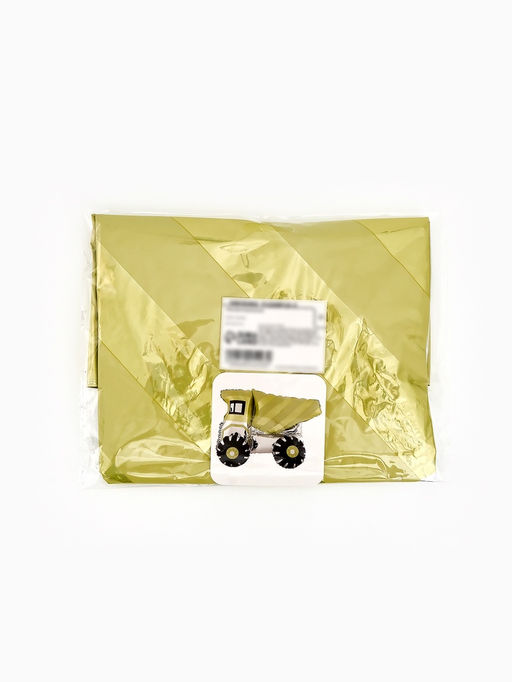 Воздушный шар фольгированный 3D 25" «Зелёный камаз», под воздух