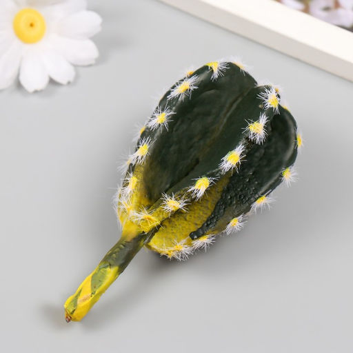 Цена за 2 шт. Искусственный суккулент для создания флорариума «Кактус Пилозоцереус», 4.5×6×11.5 см