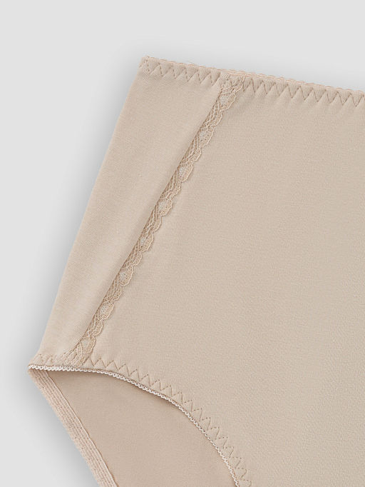Цена за 2 штуки! Трусы макси женские бежевые утягивающие - Mark formelle фото 8